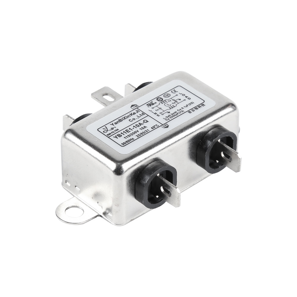 10A Low Pass EMC Filter YB11E1-Q Single Phase Power Line Filter