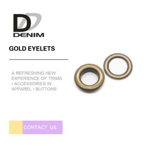 Wholesale Eco Friendly Down Jacket Buttons Brass Hidden Eyelets 12L-60L Size Available from china suppliers