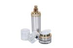 Travel Skin Care Set 30ml Cylinder Cosmetic Pump Bottle 50g Facial Treatment