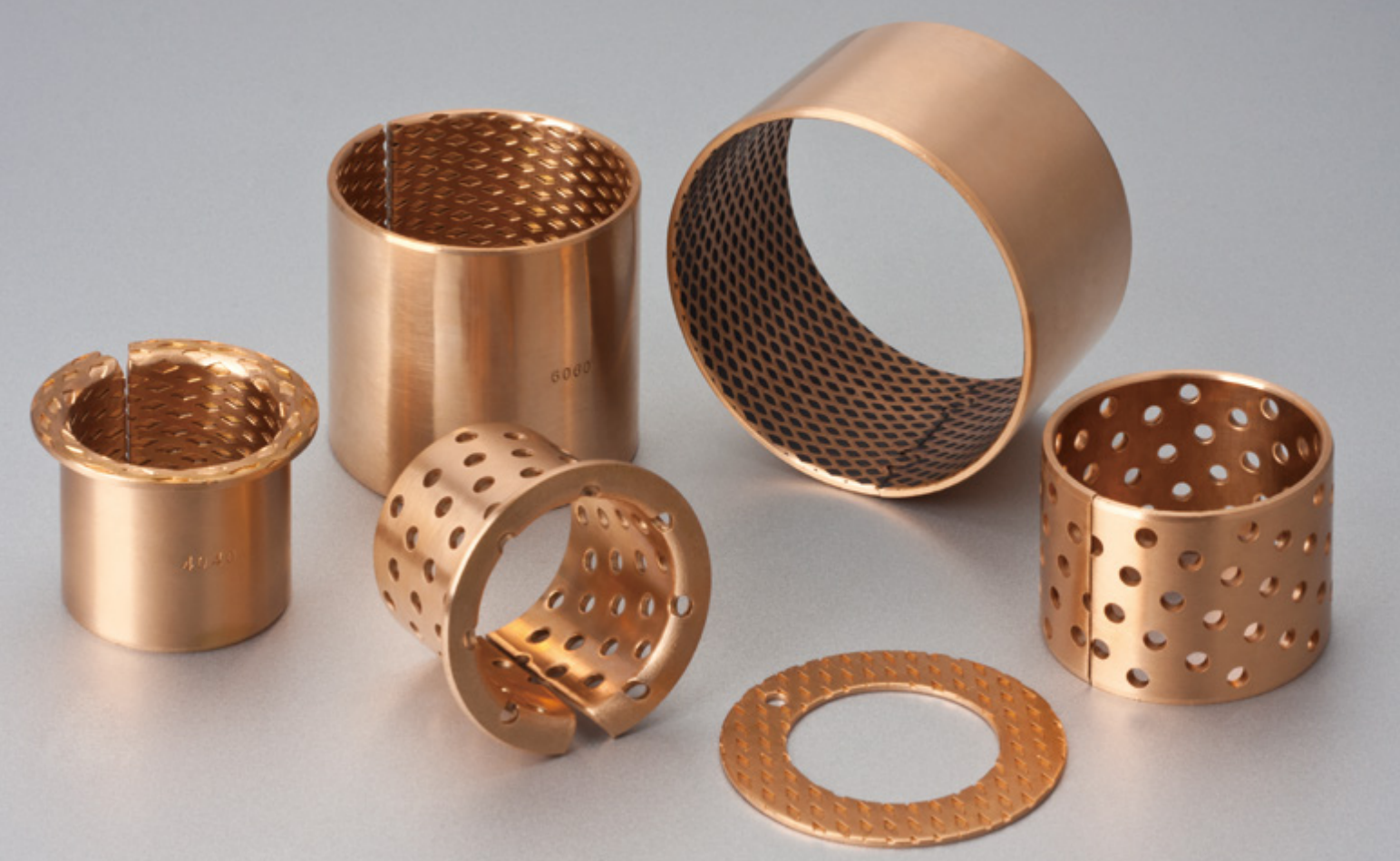 Wrapped bronze bushings