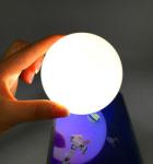 colorful glitter UV light resin ball glow for kids christmas gift