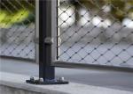 6 Meter Height SS304 Stainless Steel Wire Rope Net For Bridge Railing Fence