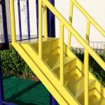1.7m Commercial Outdoor Fitness Equipment , TUV Outdoor Plastic Slide