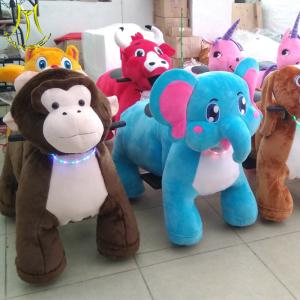 Wholesale Hansel commercial electric ride on large stuffed animals zoo kids riders from china suppliers