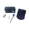 Buy cheap Airline Amenity Kits Dark Blue Oxford Fabric Cosmetic Bag For Plane / Train / from wholesalers