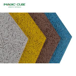 Wholesale Contemporary Design Polyester Wool Synthetic Wool Ceiling Acoustic Panels 600*2400mm from china suppliers