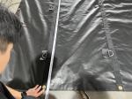 Flame Retardant 6ft Drop PVC Lightweight Lumber Tarps For Flatbed Truck