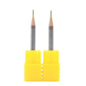 Wholesale 2mm Dia 2*5*4*50 TiSiN Coated 4 Flute Carbide Square End Mill for Carbon Steel Alloy Steel Cast Iron from china suppliers