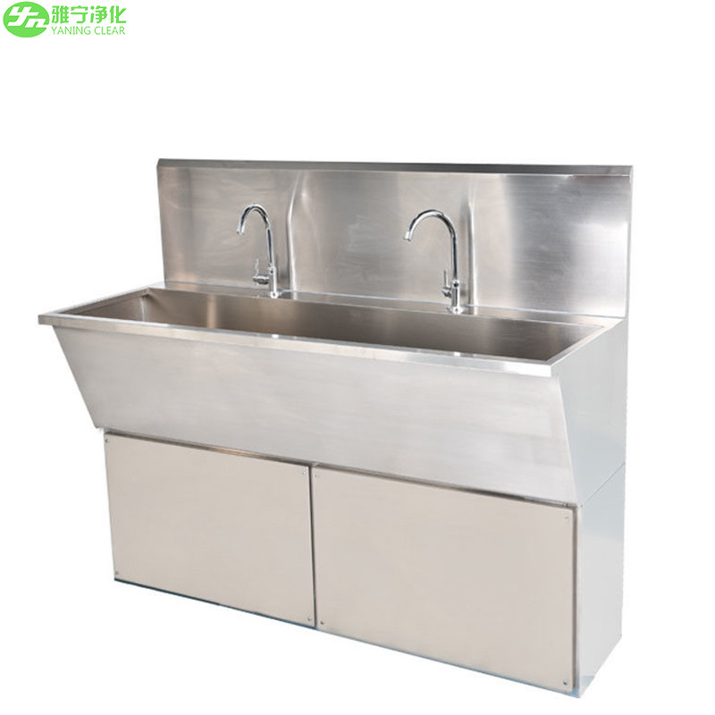 Customized Stainless Steel Hand Wash Sink Surgical Scrub Sink For Hospital Use