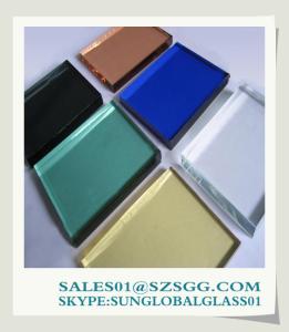 Wholesale High quality 4-12mm Tinted Coloured Glass (green, blue, grey, bronze) from china suppliers