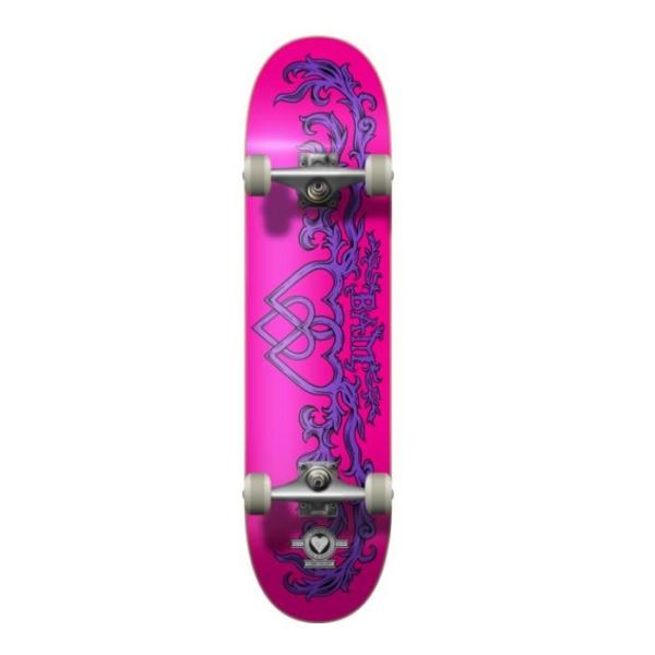 YOBANG OEM The Heart Supply Bam Margera Bamily Pink / Purple Complete Skateboard