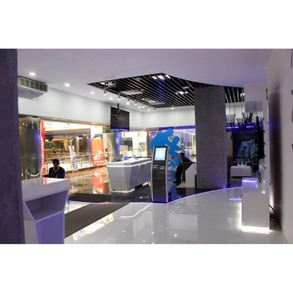 Self Service 19 inch Token Number Kiosk Ticket Dispenser Queue Ticket Machine For Bank Government