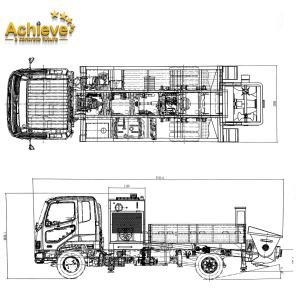 Wholesale PTO Driven Truck Mounted Concrete Line Pump AI-50CLPP 40M³/H For Australia from china suppliers