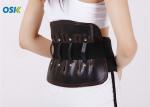 Brown Leather Body Braces Support Lumbar Back Belt For Systemic Blood Circulatio