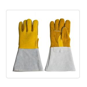 Wholesale Metal Smelting Excellent Grip Cowhide Welding Work Gloves from china suppliers