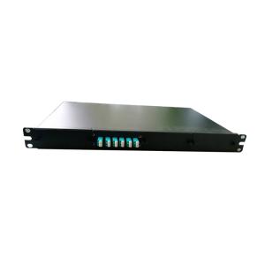 Wholesale Black Color Fiber Optic Distribution Frame 1U 19'' Rack Mount 16C / 32C Ribbon Patch Panel from china suppliers