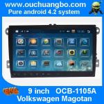 Ouchuangbo VW Magotan 9 inch android 4.2 autoradio stereo navi support 4 core