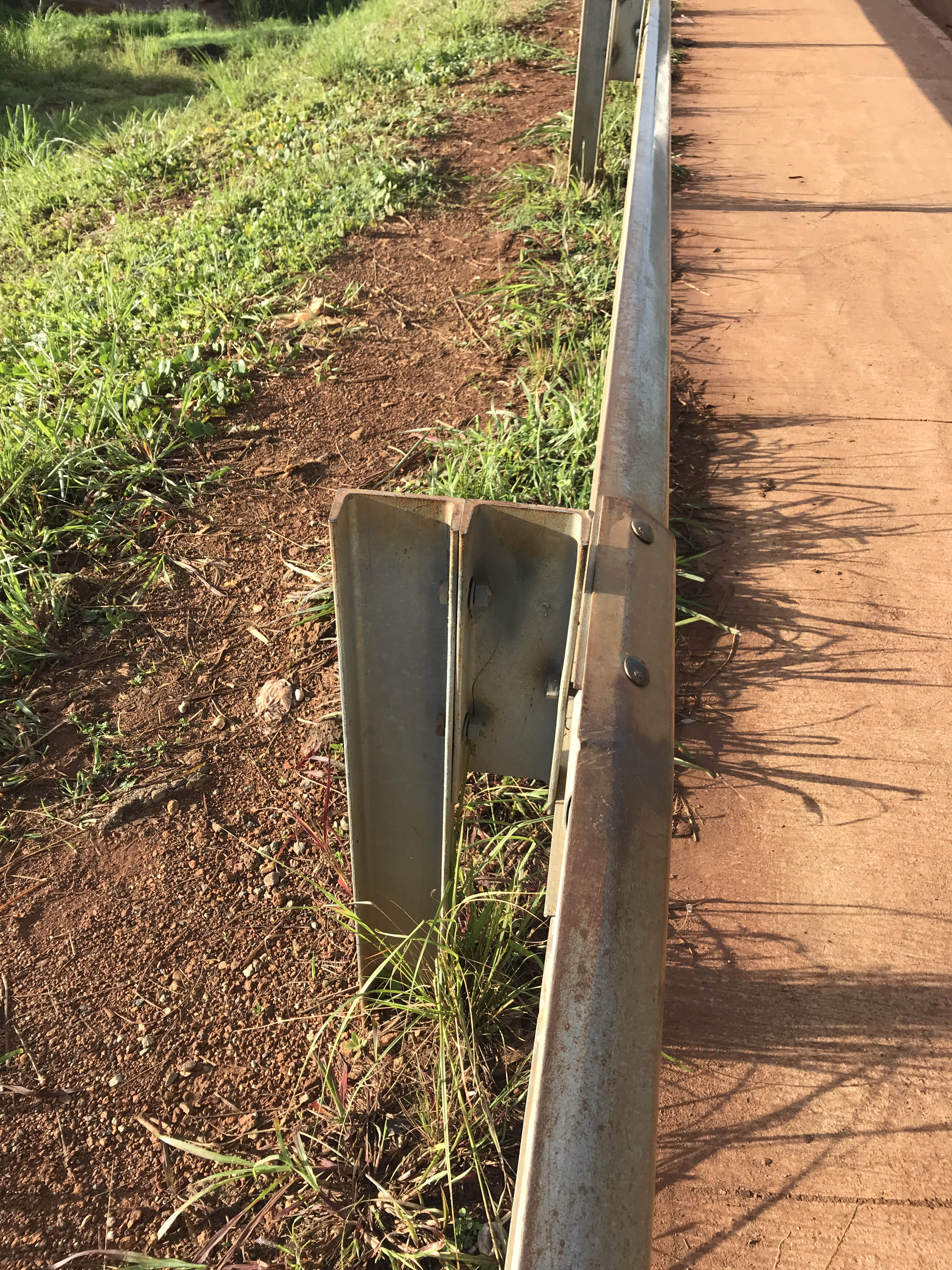 Hot-Dip Galvanized Steel Highway Guardrail Spacer With W-Beam Anti-Corrosion