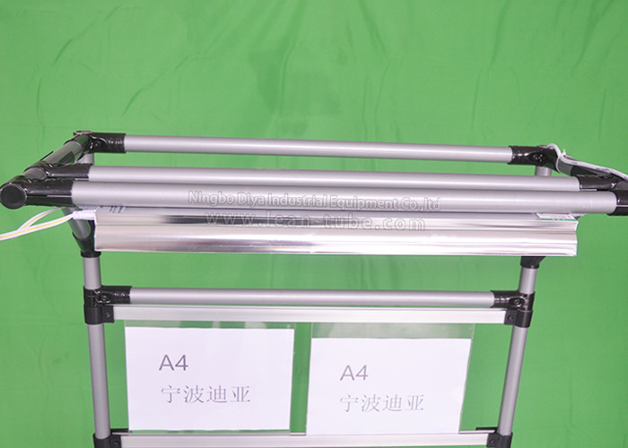 Inclined Tubular Anti Static Workbench Industrial Assembly Line