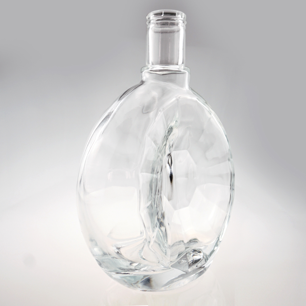700ml 750ml Glass Bottles for Juice Rum Gin Whiskey Spirits Vodka Glass Base Material