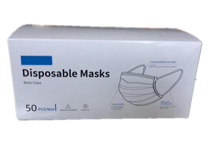Non Medical Droplets Resistant Protective Face Masks