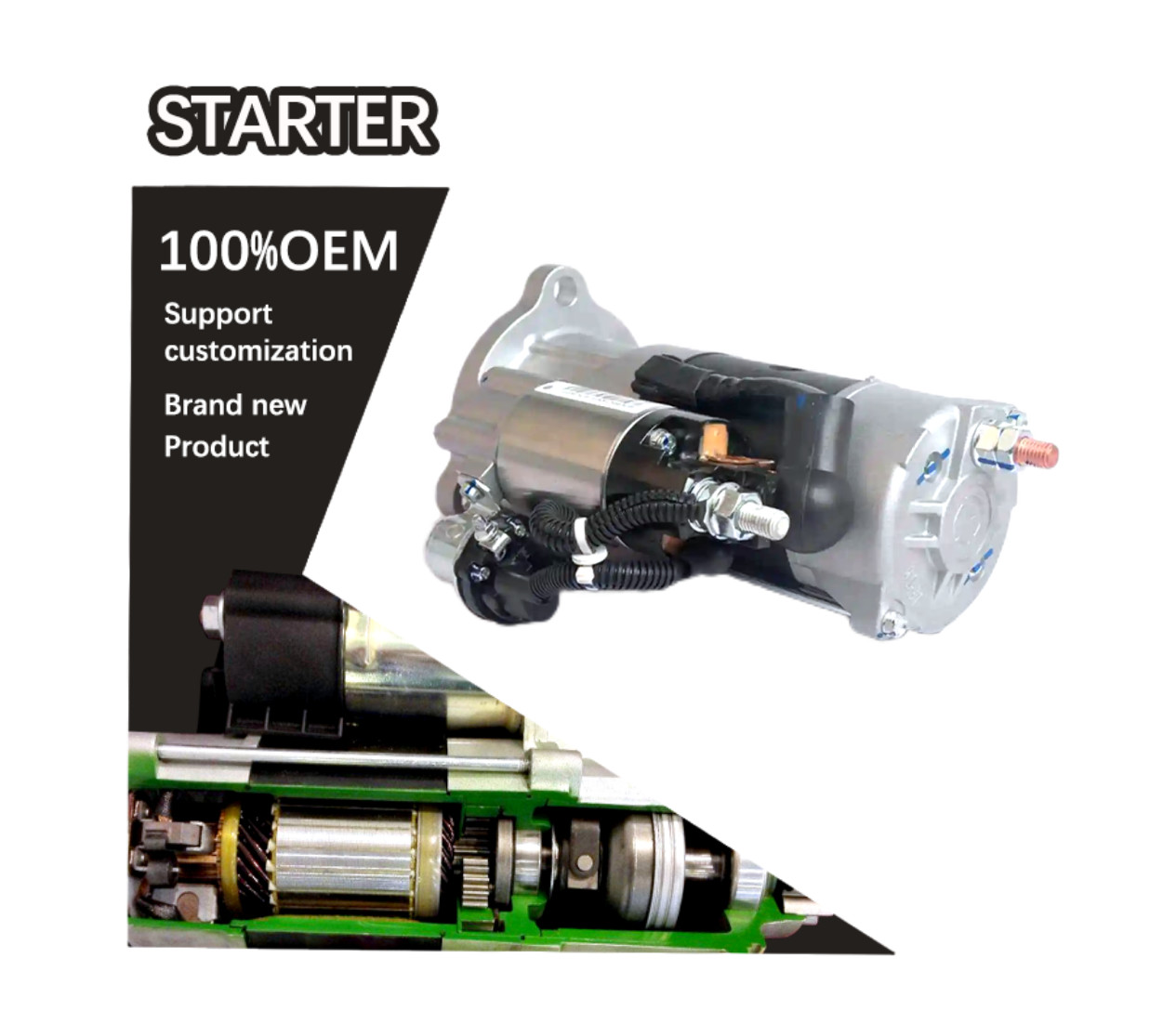 24V 11T CW STARTER CUMMINS M11 ISM11 3021036 C3021036 3021036X, 4974389 C4974389 4974389X 4319129 4319129X