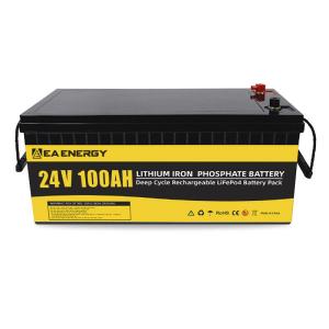 Wholesale 24V 100Ah IP65 Solar LiFePO4 Battery For Home Storage System from china suppliers