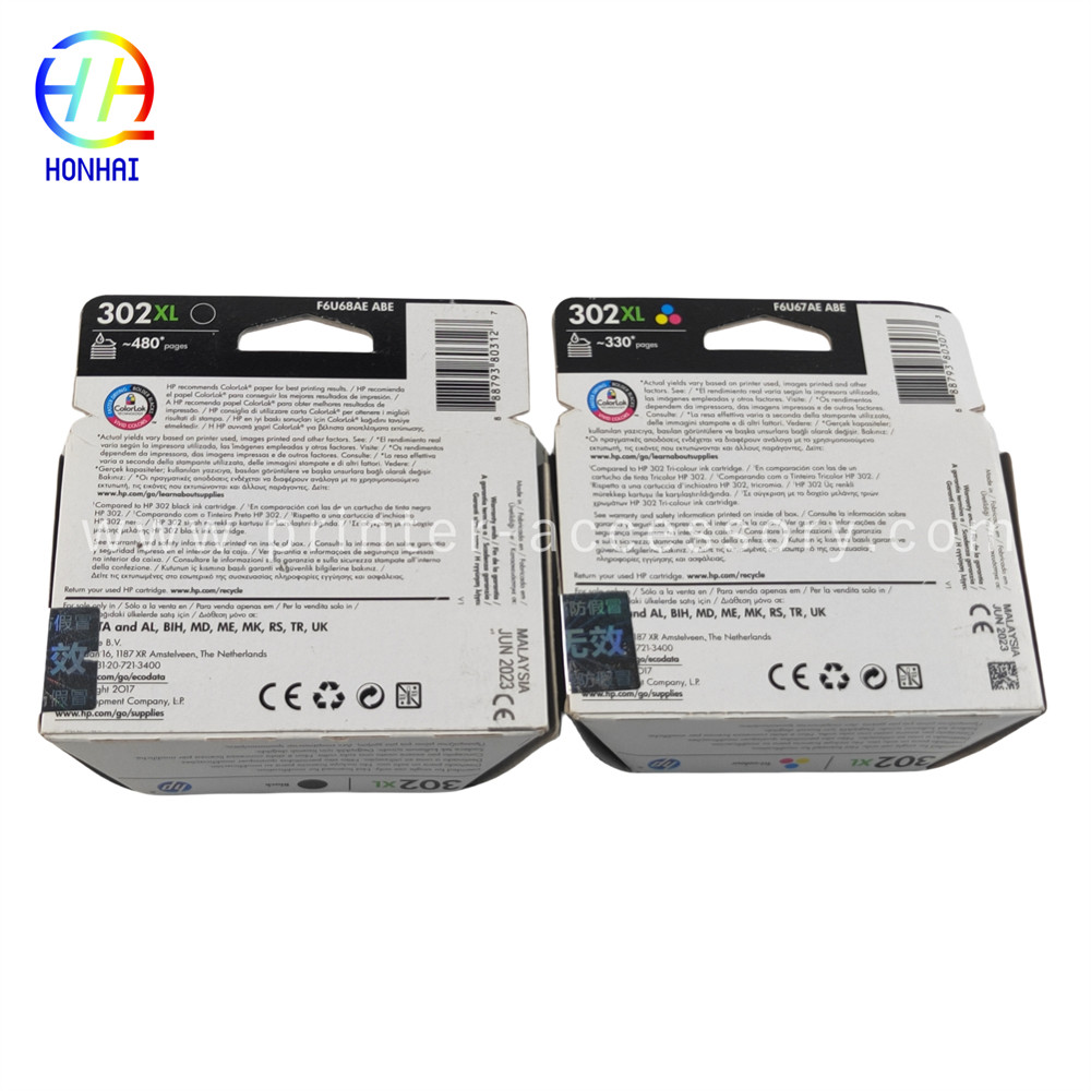High Yield Black Ink Cartridge For HP 302XL Printer Deskjet 3630 3632 3634 Envy 4520 4525 Officejet 3830 3833