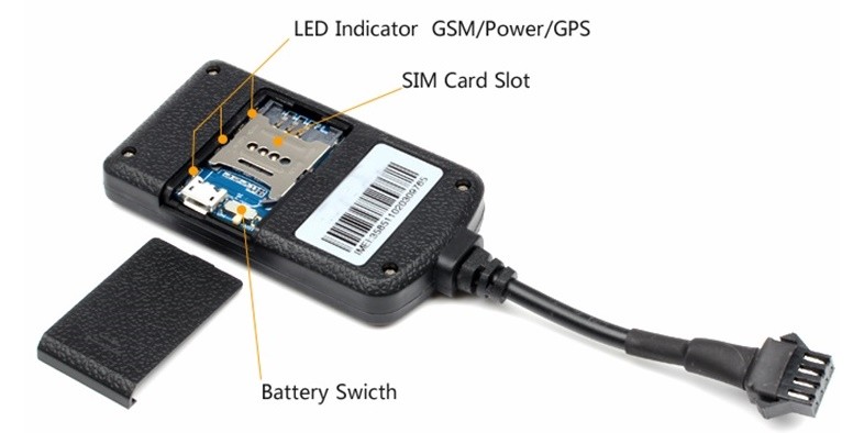 ACC Detection Motorbike GPS Tracker Long Battery Life MTK Module