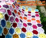 baby photo props handmade knit baby blank, table cover, handmade crochet,