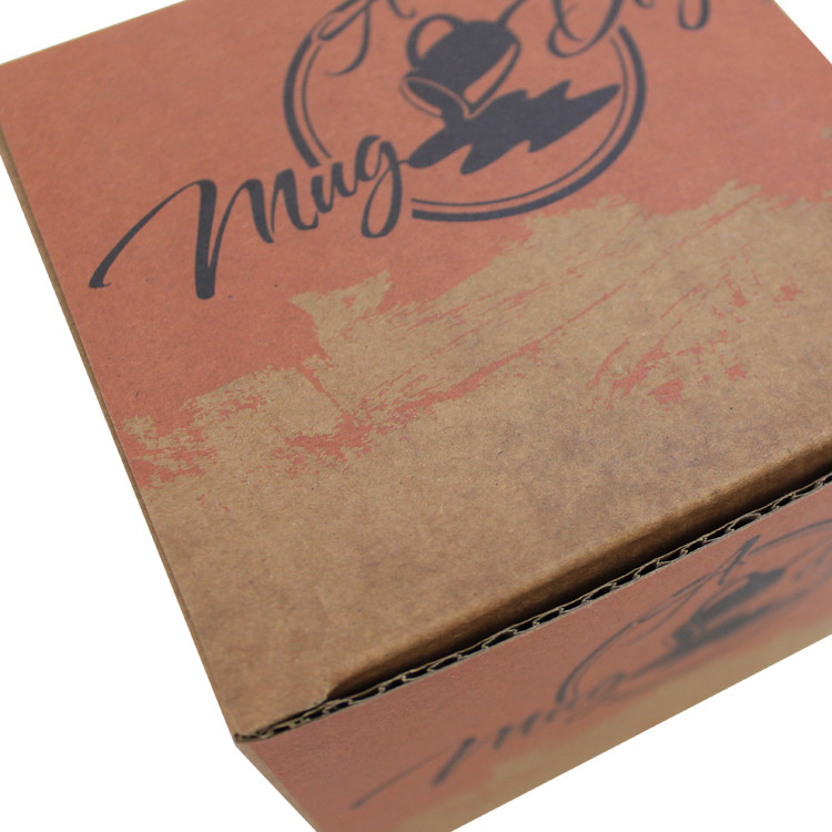 Rotogravure / Varnishing Corrugated Paper Packaging Box For Coffee Beverage ODM