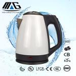 OEM High Quality 1.8L Cordless Stainless Steel White Electric Kettle Price Best