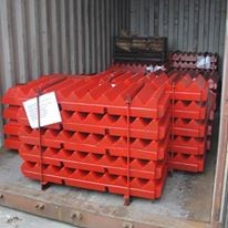 shanbao Jaw Crusher spare parts high manganese casting PE jaw plate for jaw crusher