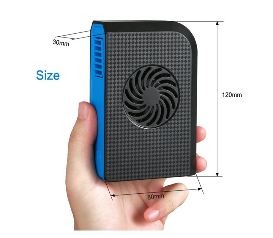 Power Bank Lithium Rechargeable Battery Powered Fan