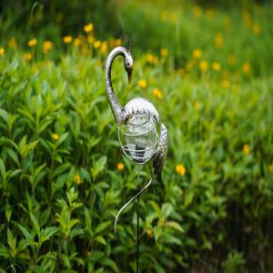 Wholesale Lifelike Animals Solar Metal Garden Ornaments Powered Solar Lawn Ornaments from china suppliers