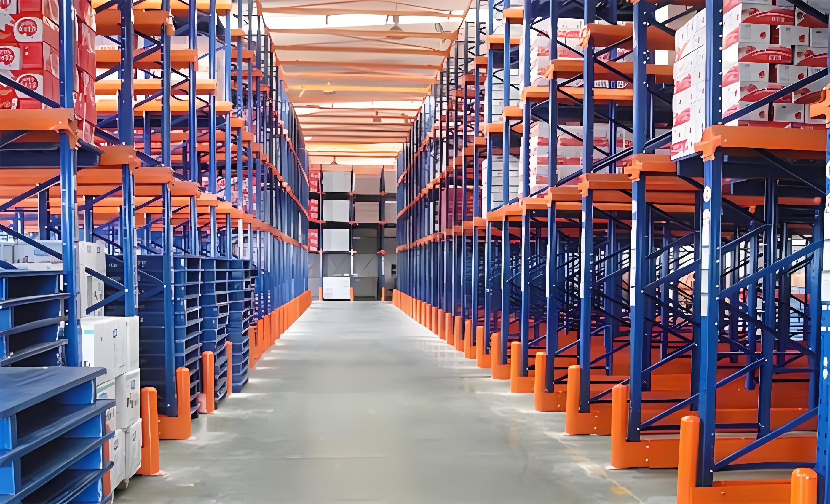 Industrial OEM Steel Drive In Storage Racking For Warehouse Solution System Of Coldroom