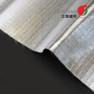Wholesale Thermal Insulation Aluminum Fiberglass Cloth Plain Weave Chemical Resistant from china suppliers