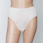 White Anti Static Fashion Female PP Nonwoven Disposable Hospital Briefs