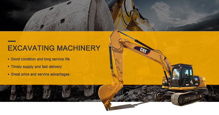 Good Condition Original CAT 325B Excavator with Strong 40.5kw Engine Easy Maintenance