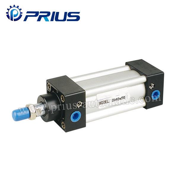 SI Series Double Acting Pneumatic Air Cylinder 50~800mm/S Speed ISO 15552