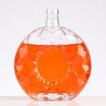 Clear Glass Cork Bottle for Gin Vodka Spirit Wine Juice Beer Beverage Liquor Hot