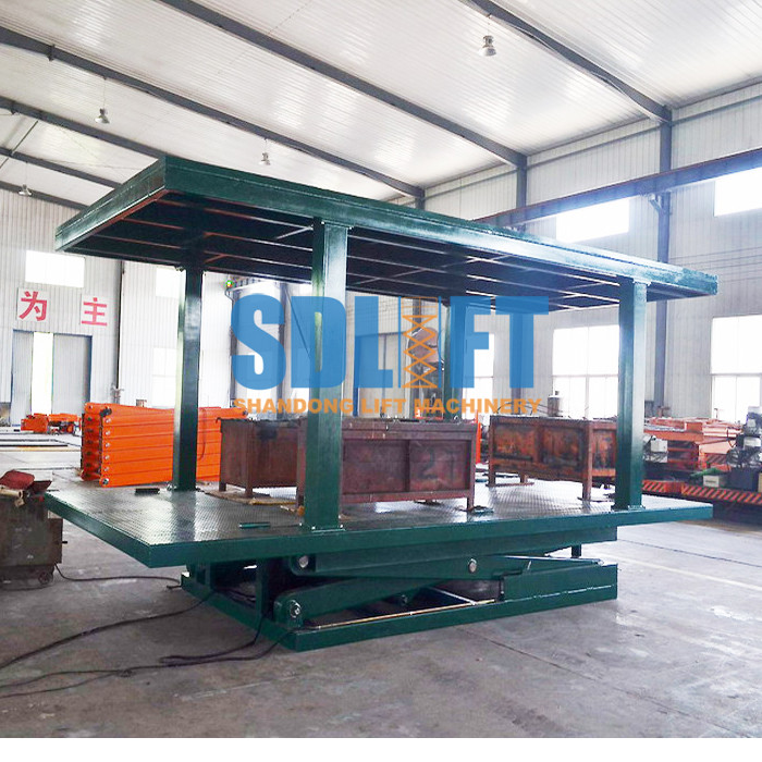 Double Deck Car Parking System With 3 T Weight Capacity 2.8m Lifting Height