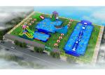 Durable Outdoor Inflatable Water Park / Blow Up Water Playground