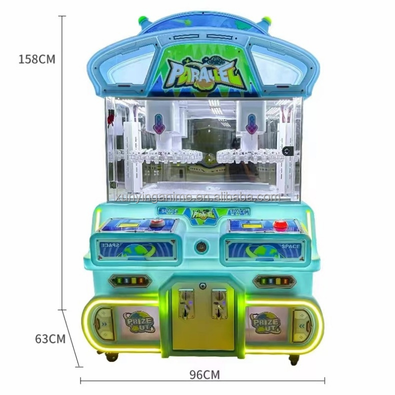 Coin Operated Doll Machine Toy Vending Arcade Clamp Prize Game Machine Clip Gift