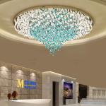 Large Modern Glass Stone Chandelier Living Hotel Project luxury lighting factory