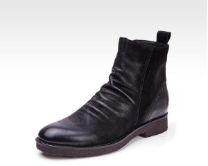 Wholesale Goodyear Welted Leather Boots , Retro Mens Brogue Chelsea Boots from china suppliers