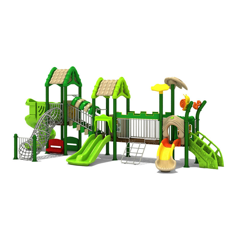 Outdoor Kids Playground Slide Large Stainless Steel Pvc Coated Security