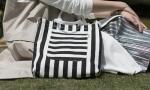 Zebra Crossing Cotton Tote Bags / Durable Fashion Canvas Grocery Bags