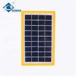 3 Watt 6V Portable Glass Laminated Solar Panels ZW-3W-6V-2 Outdoor Power Station