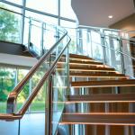 Corrosion-Resistant Stainless Steel Handrails with 304 Steel for Glass